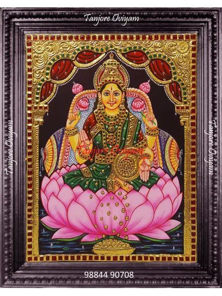 Goddess Mahalakshmi Tanjore Painting